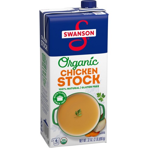 Organic Chicken Stock, 32 Fl Oz, Shipped to You