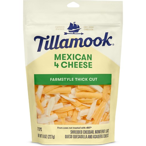 Tillamook Mexican 4 Cheese Blend Shredded Cheese - 8oz - image 1 of 3