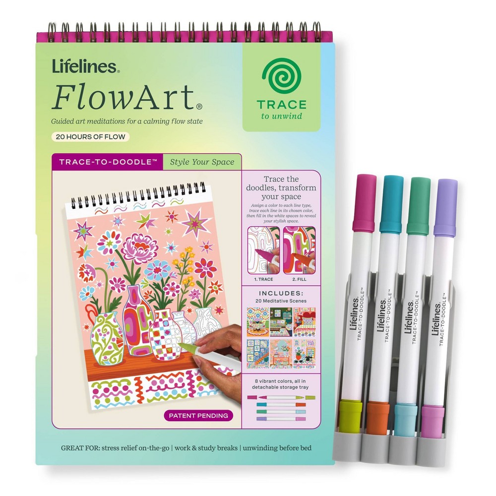 Lifelines FlowArt: Trace-To-Doodle, Style Your Space