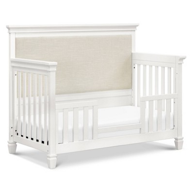 Darlington Warm White 4-in-1 Convertible Upholstered Crib