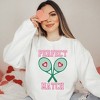 Simply Sage Market Women's Graphic Sweatshirt Perfect Match Tennis - 2 of 3