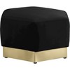 Meridian Furniture,Marquis Velvet Ottoman - 2 of 4