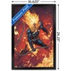 Trends International Marvel Ghost Rider - Flaming Chain Framed Wall Poster Prints - 3 of 4