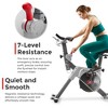 Sunny Health & Fitness Prime Magnetic Belt Drive Indoor Cycling Exercise Bike - Gray - 3 of 4