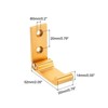 Unique Bargains Aluminum Alloy Foldable Space-Saving Multipurpose Coat Hooks - 2 of 4