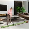 Costway Putting Green Practice Golf Putting Mat with Auto Ball Return and 2/3 Hole Sizes - 2 of 4
