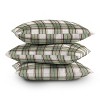 26"x26" Deny Designs Ninola Design Geo Check Outdoor Throw Pillow Green - 4 of 4