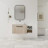 SEVOBAL Bathroom Vanities 42 Inch Modern Design Float Bathroom Vanity With Ceramic Art Sink Door for Bathroom, Beige, 41.5"*18.9"*23.6" - 2 of 4