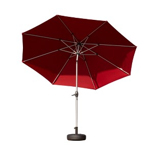 CLIHOME 10FT Outdoor Patio Umbrella with Push Button Tilt and Crank,UV Protection Waterproof Sun Umbrella(Base Not Included) - 1 of 4