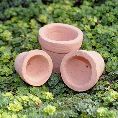 12" Stone - Lawn Decor Set - Brown - MiniGarden