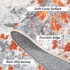 Modern Abstract Rug Machine Washable Throw Rug Boho Chic Abstract Watercolor Design Area Rug - 2 of 4