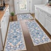 BAGOKIE 3 Piece Boho Kitchen Runner Rug Set - 2 of 4