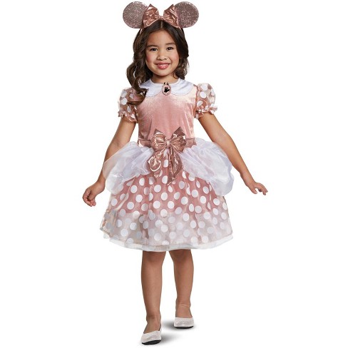Mickey Mouse Clubhouse Rose Gold Minnie Classic Toddler Costume - image 1 of 2