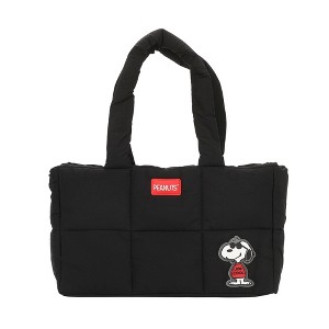 Peanuts Quilted Tote Bag with Rubber and PU Badge - 1 of 4