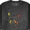 Men's - Pokémon - Colorful Pikachu Outline Graphic Fleece Sweatshirt - 2 of 4