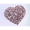 Anna-Kaci Crystal Rhinestone Valentine Heart Love Brooch Pin - 3 of 4