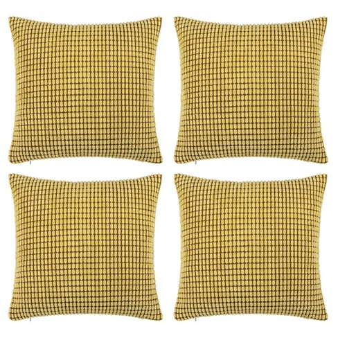 Corduroy Throw Pillow Case Soft Sofa Cushion Cover Solid Pillowcase Home  Decor /