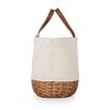 Picnic Time Promenade Beige Canvas Picnic Basket: Wicker, Solid Pattern, Disney Licensed, Lifetime Warranty - image 3 of 4