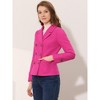 INSPIRE CHIC Women's Notched Lapel Double-Breasted Pea Coat - 2 of 4