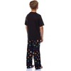 How to Train Your Dragon Boys' Toothless Class Raglan Pajama Pant Set Black - 4 of 4