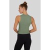 Yogalicious Womens 2 Pack Airlite Melissa Mock Neck Crop Tank - 3 of 4