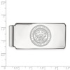 Black Bow Jewelry 10k White Gold Kansas State Wildcats NCAA Money Clip - 2 of 3