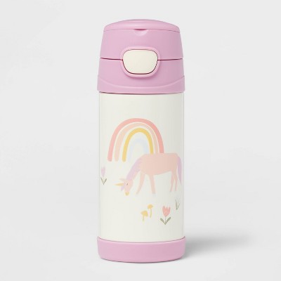 Thermos 12oz Funtainer Water Bottle With Bail Handle - Pink Unicorn : Target