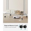 SONGMICS Double-Rod Clothes Rack Garment Rack with Wheels Heavy-Duty Metal Frame 220 lb Max Load Clothes Storage and Display - 4 of 4