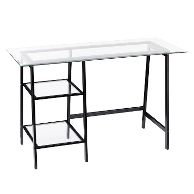 target glass desk