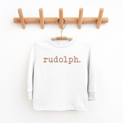 The Juniper Shop Rudolph Puff Print Youth Long Sleeve Tee