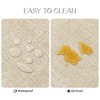 Aoibox Vinyl Placemats Set - Heat Resistant, Waterproof, Oilproof, Wipeable, Reversible Faux Leather Table Mats for Kitchen, Dining, Party Use,6Pcs - 4 of 4