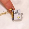 Dainty Granddaughter Necklace Gift from Grandma, Gold or Silver Book Pendant - 4 of 4