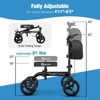 WHLICKS Premium Knee Scooter for Adults for Foot Surgery, Foldable & Steerable Knee Walker with Dual Brakes, Medical Knee Scooter for Broken Injured - 4 of 4