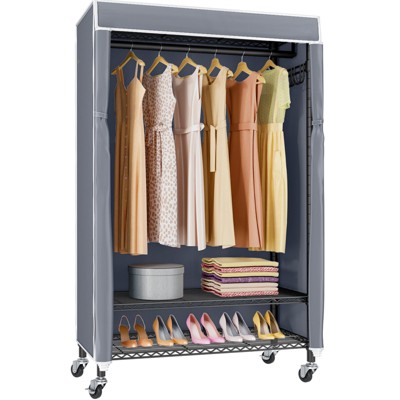 Vipek R2 Plus Rolling Clothes Rack Heavy Duty Garment Rack With Wheels ...