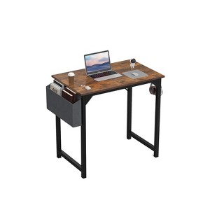 JIONJOY 31  Wide Metal Base Writing Desk - 1 of 4