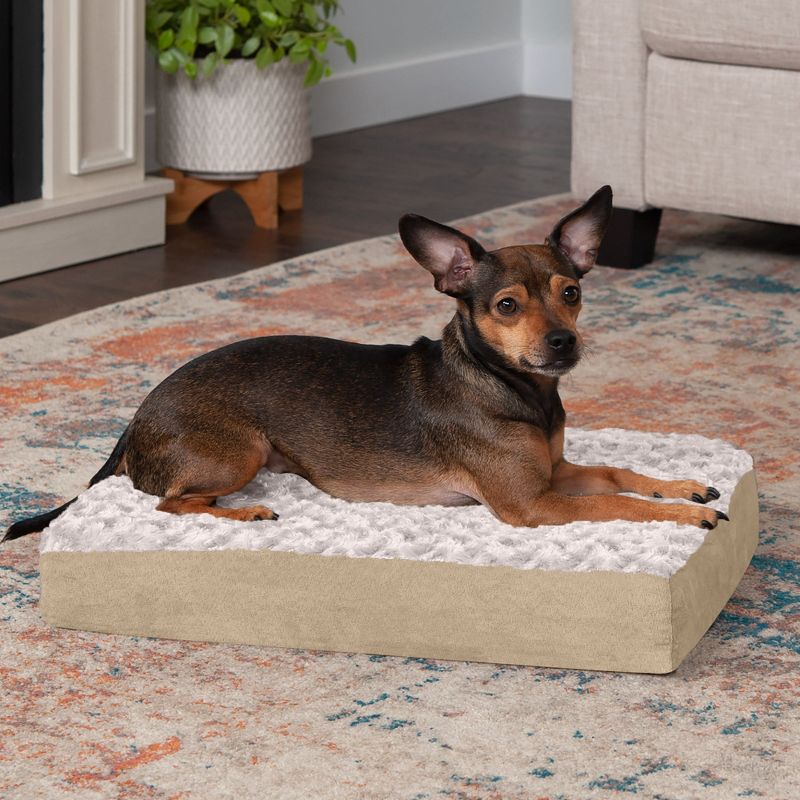 FurHaven Ultra Plush Deluxe Memory Foam Dog Bed, 3 of 4