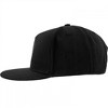 Adult Wu-Tang Black on Black Embroidered Logo Snapback Hat - 3 of 4