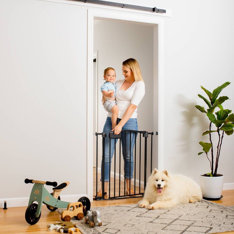 Perma Child Safety Ultimate Safety Gate - Warm Black, 2 of 6
