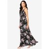 Roaman's Women's Plus Size Romantic Ruffle Dress - 4 of 4