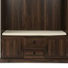 APRILSOUL Hall Tree with 3 Hooks , Coat Hanger, Entryway Bench, Storage Bench, 3-in-1 Design - 4 of 4