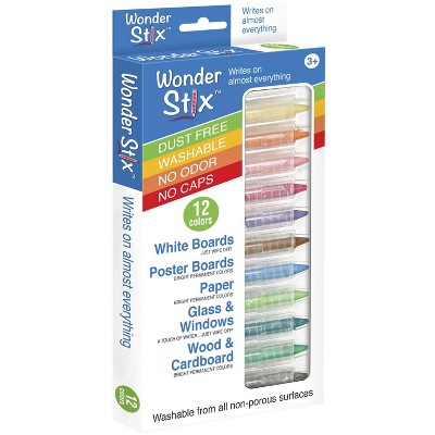 The Pencil Grip Inc Wonder Stix, Assorted Colors, set of 12