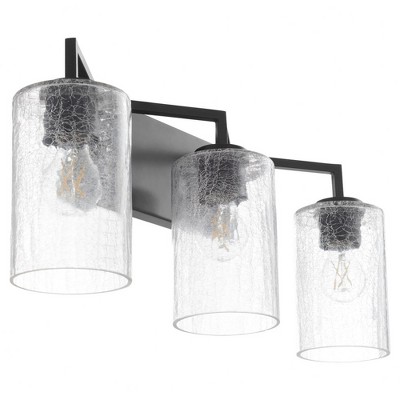 Quorum Lighting Merrick 3 - Light Vanity in  Matte Black
