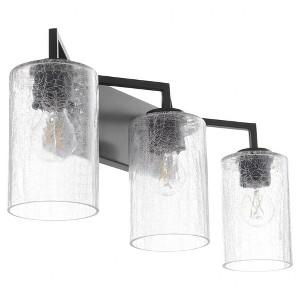 Quorum Lighting Merrick 3 - Light Vanity in  Matte Black - 1 of 1