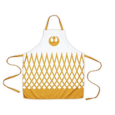 Seven20 Star Wars White/Gold Adult Apron & Oven Mitt Set - Rebel Design
