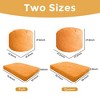 MAXYOYO Convertible Bean Bag Bed, 4ft Corduroy Bean Bag to Floor Bed for Sleeper, Orange - 2 of 4
