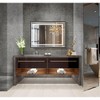 Sapphtopaz 40 x 30 Rectangle Bathroom Mirror, Beveled Vanity Mirror with Aluminum Frame, Enhanced Anti-Fog Wall Mirrors for Bathroom, Over Sink - 4 of 4