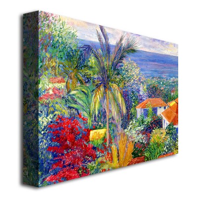 Maui Landscape Horizontal Canvas Art with Wooden Frame