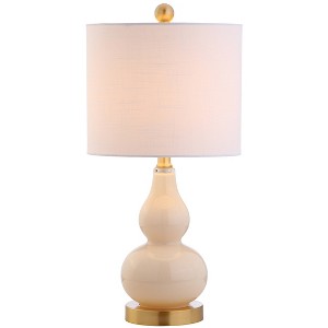 20.5" Glass Anya Mini Table Lamp (Includes LED Light Bulb) - JONATHAN Y - 1 of 4