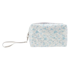 Unique Bargains Women's Portable Printed Heart Makeup Bag 1 Pc - 1 of 3