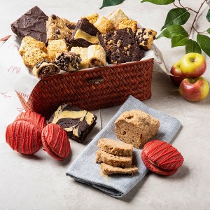 Dulcet Gift Baskets Gourmet Apple Cinnamon Wicker Basket - 1 of 4